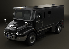 䳵װInternational_DuraStar_Armored_Cash_Truck_2axle_2002 3Dģ