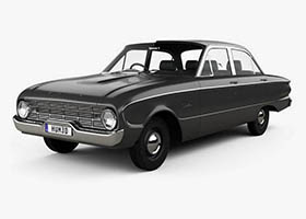 Ford Falcon 1960ģ3Dģ,obj,max,fbx,stlʽ,3Dӡ