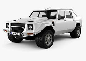 Lamborghini LM002 1986-1993ģ3Dģ,obj,max,fbx,stlʽ,3Dӡ