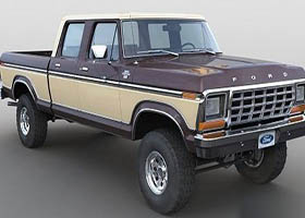 Ford F-250 Crewcab 1978ģ3Dģ,obj,max,fbx,stlʽ,3Dӡ