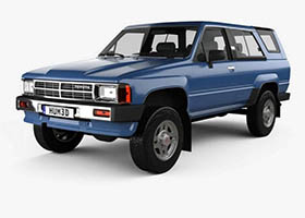 Toyota 4Runner 1986ģ3Dģ,obj,max,fbx,stlʽ,3Dӡ